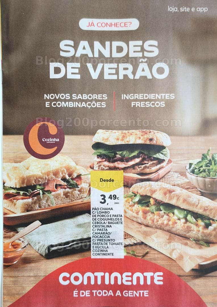 Antevisão Folheto CONTINENTE Promoções de 7 a 13 julho